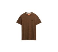 Organic cotton T-shirt Superdry Essential Logo Marron M