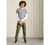 Superdry Men's Orange Label Vintage EMB Tee T-Shirt, Noos Grey Marl, XS