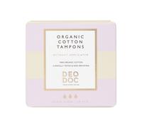 Organic Cotton Tampons Without Applicator Super flow 18pieces