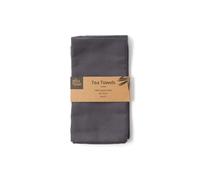 Wild & Stone | Organic Cotton Tea Towel | Herringbone Weave | Cotton Kitchen Towels | Set of 2 (Slate Grey)