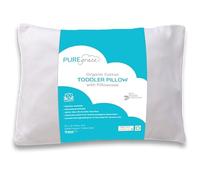 Organic Cotton Toddler Pillow with Pillowcase by PUREgrace -Natural GOTS Certified - Sensitive Skin Friendly - 100% Eucalyptus Tencel