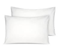 Organic Cotton Toddler Pillowcase 14 x 20, Travel Pillow Case with Envelope Closure, Ivory (2 Pack)