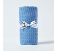 Organic Cotton Waffle Baby Blanket Blue, Pink, Sage Green, White, Natural
