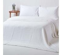 Organic Cotton Waffle Blanket/ Throw Blue, Pink, Green, Natural, White