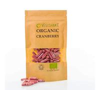 Organic Cranberry HPMC Capsules Urinary Bladder Kidney Liver Immune Vegan Kosher Halal (60 Capsules)
