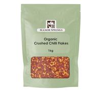 Organic Crushed Chilli Flakes 1kg by Manor Springs Organic