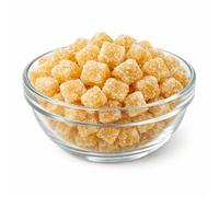 Organic Crystallised Ginger Dices 500g | Real Ginger with Cane Sugar | Sweet & Spicy Snack | Ideal for Baking, Tea, Desserts & Digestive Support | Vegan & Non-GMO