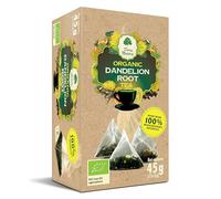 Organic Dandelion Root tea (15x3g) piramids biodegradable - support healthy digestion - detoxification - liver - natural Diuretic For Water Balance Dary Natury