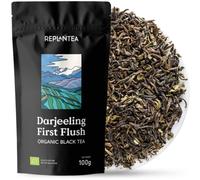 Organic Darjeeling First Flush Tea 100g (50 Cups) | Loose Leaf Black Tea from Snowview Estate, Himalayas | Premium Single Estate Speciality Tea | REPLANTEA