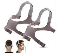 Organic Deal 2 Pack Replacement CPAP Headgear Strap for Wisp CPAP Mask | Adjustable Comfort & Secure Fit | Compatible Phillips Respironics CPAP Supplies & Accessories Gray