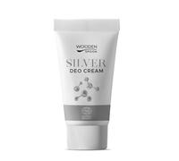 Organic Deodorant Cream with Microsilver 40 ml. Wooden Spoon, Unisex, Long Lasting, 40 ml, 1.35 Fl Oz, Unisex, Natural Deodorant