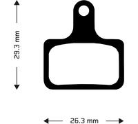 Aztec Organic Disc Brake Pads for Shimano Flat Mount - GRX/Ultegra/Dura Ace