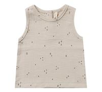 Organic Double Cotton Muslin Tank Top Grey 0/3 months