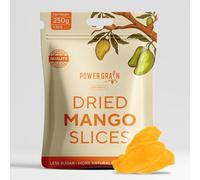 Organic Dried Mango Slices - Soft & Juicy, No Artifical Added Sugar - Naturally Ripened, Gluten-Free, Vegan, Non-GMO, High in Vitamin C & Fiber - Healthy All-Natural Snack - 250 Grams | 0.5 Lbs