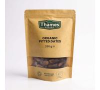 Organic Dried Pitted Dates - Raw, Vegan, GMO-Free - No Additives or Preservatives, High Fibre, Certified Organic - Nutritious, Delicious, and Convenient - Thames Organic 250g