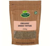 Organic Dried Thyme 250g by Hatton Hill Organic | Aromatic Herb for Seasoning Meats, Vegetables, and More