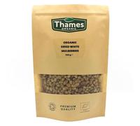 Organic Dried White Mulberries - Sun Dried, Unsweetened, Unsulphured, Vegan, GMO-Free, Certified Organic - No Additives or Preservatives - Nutritious, Delicious, and Sustainable - Thames Organic 500g