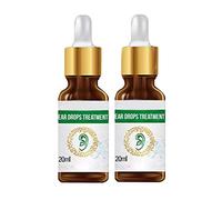 Organic Ear Ringing Remedy Drops, Ear Drops for Ear Infection Treatment, Pain & Earache Drops, Relieves Ear Aches, Infections, Swimmer's Ear, Tinnitus Ear Drops, 20ml Effectively (2Pcs)