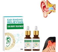 Organic Ear Ringing Remedy Drops,Tinnitus Ear Drops,Ear Relief Drops,Ear Drops for Ear Treatment,Tinnitus Relief,Noises in Ears (2)