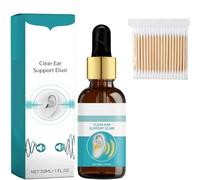 Organic Ear Support Elixir, Tinniease Spray for Tinnitus, Tinnitus Relief for Ringing, Cleans The Ears, for Travel & Daily Refresh (1pcs)