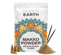Organic Earth Makko Powder 4oz - Premium Incense Burner Kit - DIY Gift - Spiritual Kit