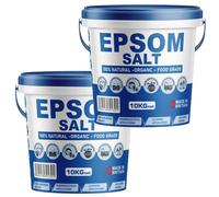 Organic Epsom Salt 10Kg X 2 - 20Kg Bucket Natural Bath Salts