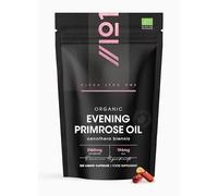 Organic Evening Primrose Oil 2160mg - 195mg GLA - 120 Vegan Liquid Capsules - Cold-Pressed Rich Source of Omega 6 - Resealable and Recyclable Pouch by Alpha01