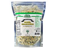 Organic Everything Bagel Seasoning Blend: Himalayan Sea Salt Sesame & Dried Poppy Seeds - Kosher Toppings and Spices with Seasonings of Garlic & Onion (Bag 16oz)