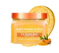 Organic Exfoliating Body Scrub - Exfoliator for Women - Deep Cleansing Body Scrub Exfoliator for Glowing Skin - No Irritation,Unclogs Pores - Plant-Based with Turmeric & Honey - Moisturising Body Care