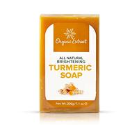 ORGANIC EXTRACT Tumeric Soap - 7.05fl oz / 200g - Skin Brightening Soap Bar - Deeply Moisturizes & Cleanses Skin, Reduces Acne & Dark Spots