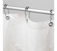 ORGANIC FABRIC SHOWER CURTAIN LINER - Standard Stall Size - A Stylish Quality Bathroom Drape - Earth Friendly, Non-Toxic + Odor-Free Cotton Liner - Light-Weight White Shower Curtain - 36x74 WOC