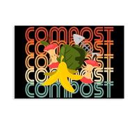 Organic Farming Composting Poster Canvas Poster Wall Art Decor Print Picture Paintings for Living Room Bedroom Decoration Unframe: 12x18inch(30x45cm)