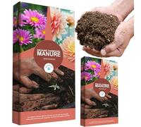 Organic Farmyard Manure With Essential Nutrients For Gardeners Encouraging Healthy Plant Growth (1 Bag (40 Litres))