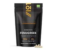 Organic Fenugreek 2250mg - High Strength Fenugreek Supplement - 90 Vegan Capsules (30 Days Supply) - Resealable and Recyclable Pouch by Alpha01