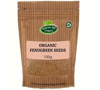 Organic Fenugreek Seeds 100g by Hatton Hill Organic | Versatile and Aromatic, Perfect for Curries, Spice Blends, and More