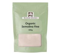 Organic Fine Semolina 500g by Manor Springs Organic
