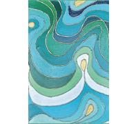 Organic Flow: Abstract Notebook A5 | Original Artwork with Full-Color Artistic Margins | Blank Pages for Journaling, Sketching & Creative Thinking