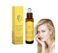 Organic Frankincense & Castor Oil Roller Ball - Soothing Puffy Eyes & Dark Circles Appearance, Hydrating Lightweight Blend with Jojoba Oil for Delicate Skin Care,Sensitive Eye care (1 Bottle)