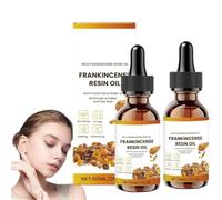 Organic Frankincense Resin Facial Oil,Frankincense Oil for Skin,Natural Anti Aging Serum,Reduces Fine Lines & Wrinkles,Deep Hydration for Face & Body (2 Pcs)