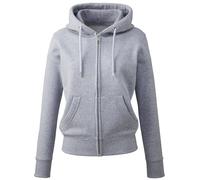 Organic Full Zip Hoodie Anthem Grey XS