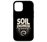 Organic Gardener SOIL ENGINEER Earthworm Roots Case for iPhone 12/12 Pro