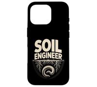 Organic Gardener SOIL ENGINEER Earthworm Roots Case for iPhone 16 Pro