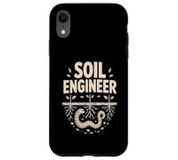 Organic Gardener SOIL ENGINEER Earthworm Roots Case for iPhone XR