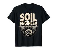 Organic Gardener Soil Engineer Earthworm Roots T-Shirt