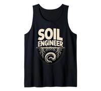 Organic Gardener Soil Engineer Earthworm Roots Tank Top