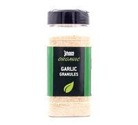 Organic Garlic Granules | 325g | Certified Organic Granulated Garlic | Perfect for Bolognese, Pasta Sauces, Pizzas & Stir Frys