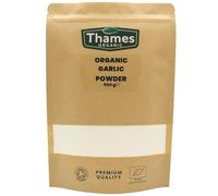 Organic Garlic Powder-Certified Organic, Non-GMO, Vegan, No Additives, No Preservatives, Resealable Bag by Thames Organic 500g