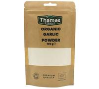 Organic Garlic Powder-Certified Organic, Non-GMO, Vegan, No Additives, No Preservatives, Resealable Bag by Thames Organic 100g
