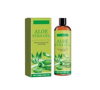 Organic Gel Cut Pure Aloe, Large, 12 oz, Highest Quality, Grown, Vegan, Unscented Gel for Face, Skin, Hair, Sunburn (100 ml) Travel Size Products (Green, One Size)