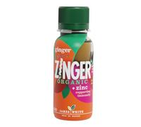 Organic Ginger Guard Zinger Shot with Zinc to Support Immunity - Wellness Shots, Immune Support Drink, Natural Energy Boost, Vegan, No Added Sugar (12 x 70ml)